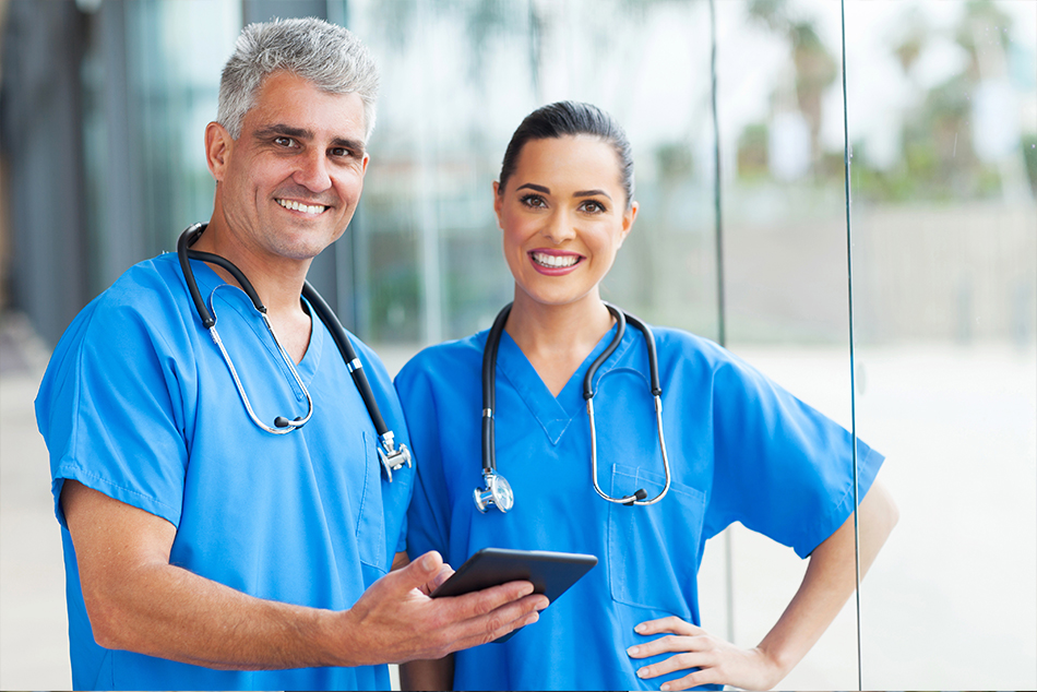 Two Nurses in Hospital